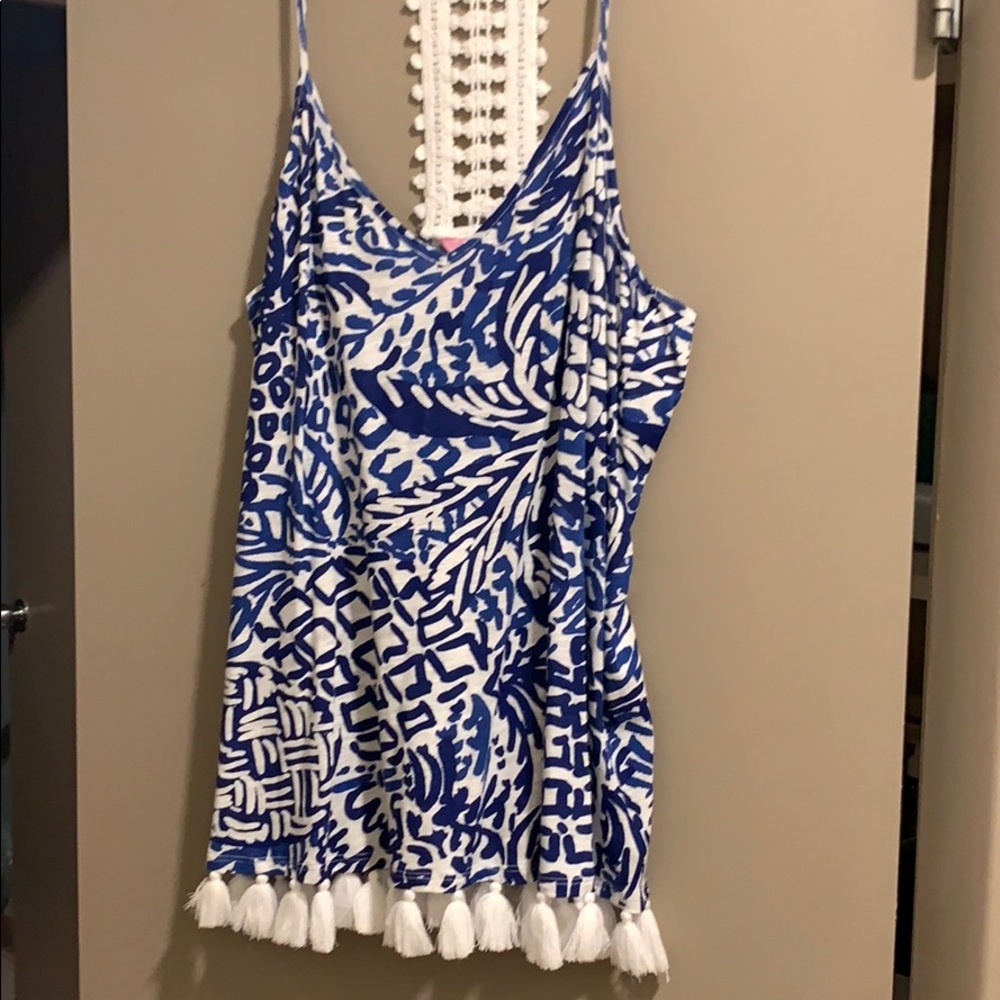 Lily Pulitzer Tassel Tank Top